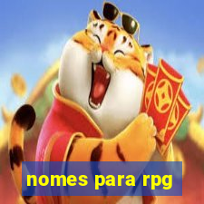 nomes para rpg